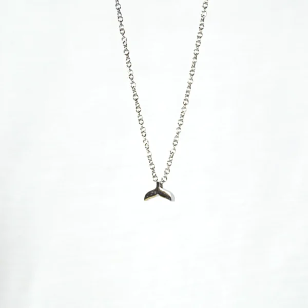 base_easdcddicion Collar cola de sirena acero inoxidable plateado