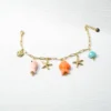 base_edicdvsdfvion Pulsera marina dorada con charms de verano