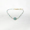 base_edicigbfgbeon Pulsera medalla Virgen acero inoxidable dorada