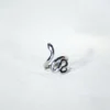 base_edickjbkjbion Anillo serpiente acero inoxidable ajustable