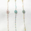 base_efgvddicion Pulsera medalla Virgen acero inoxidable dorada
