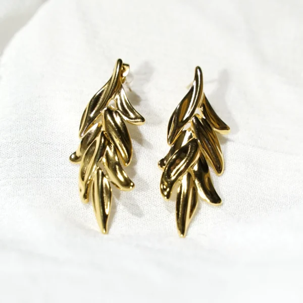 base_sdfweredicion Pendientes grandes dorados acero inoxidable
