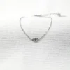 basehgvhg_edicion Pulsera oval minimal acero inoxidable ajustable