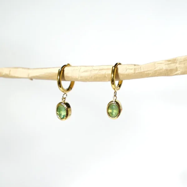 pict201412dcd21_013604_0 Pendientes Aro Dorado con Piedra Oval