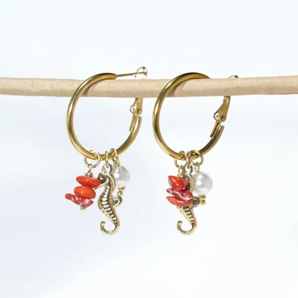 pict2014dfwfv1221_013604_0 Pendientes Aro Dorado Charms Caballito de Mar