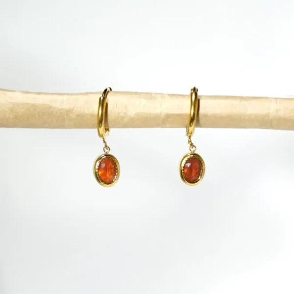 pict201scdsd41221_013604_0 Pendientes Aro Dorado con Piedra Oval