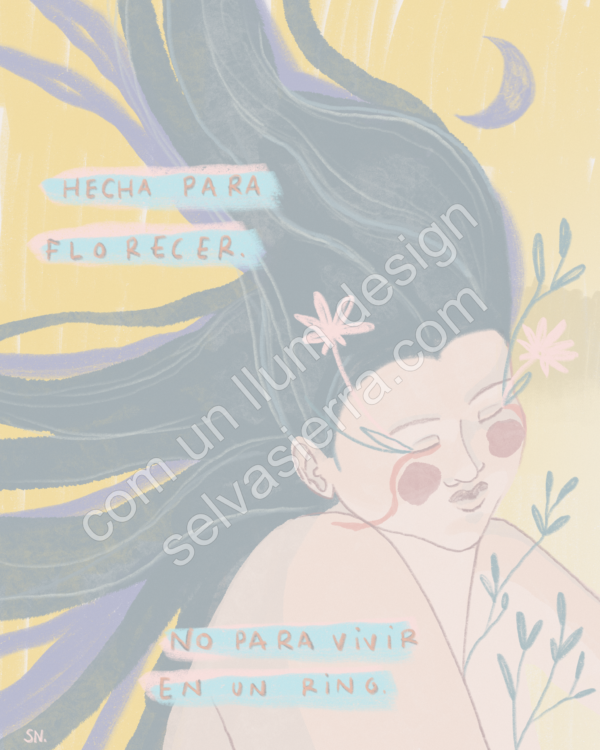 Flor-ring-ig-oniric Ilustración Hecha para florecer