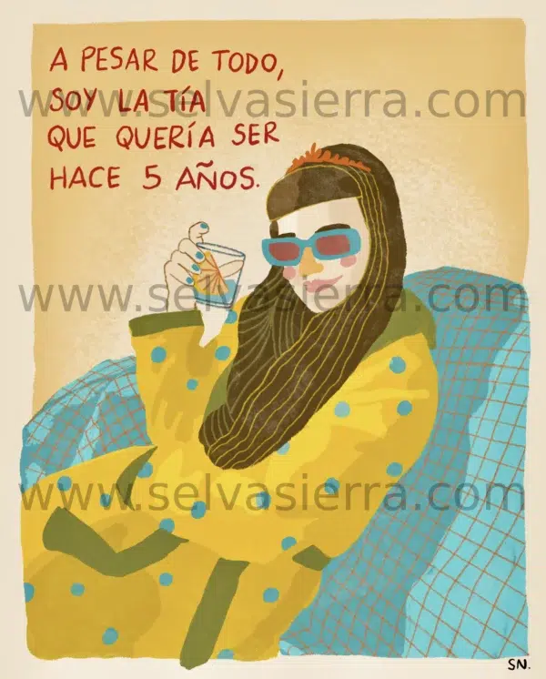 apesardetodo A pesar de todo soy la tía que quería ser hace 5 años Ilustración