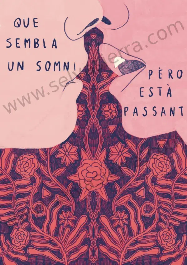 quesemblaunsomni_marcadeagua Que sembla un somni però està passant ilustración original